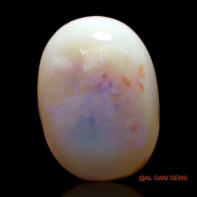 Natural Untreated Fire Opal Loose Gemstone Oval Rough From Australia 11.00 Cts 20x14x5 mm RC-812