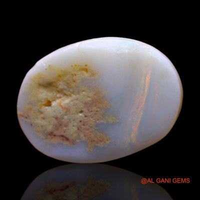 6.00 Cts Natural Australian Fire Opal Loose Gemstone Oval Rough 20x15x3 mm RC-814