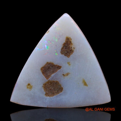 4.00 Cts Natural Australian Fire Opal Loose Gemstone Trillion Rough 17x16x2 mm RC-815