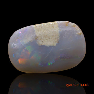 Natural Untreated Fire Opal Loose Gemstone Oval Rough From Australia 7.00 Cts 20x12x4 mm RC-816