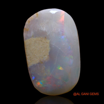 Natural Untreated Fire Opal Loose Gemstone Oval Rough From Australia 7.00 Cts 20x12x4 mm RC-816