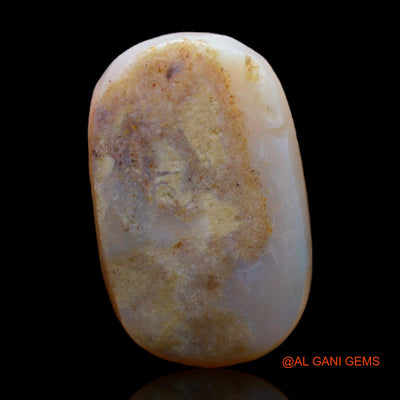 Natural Untreated Fire Opal Loose Gemstone Oval Rough From Australia 7.00 Cts 20x12x4 mm RC-816