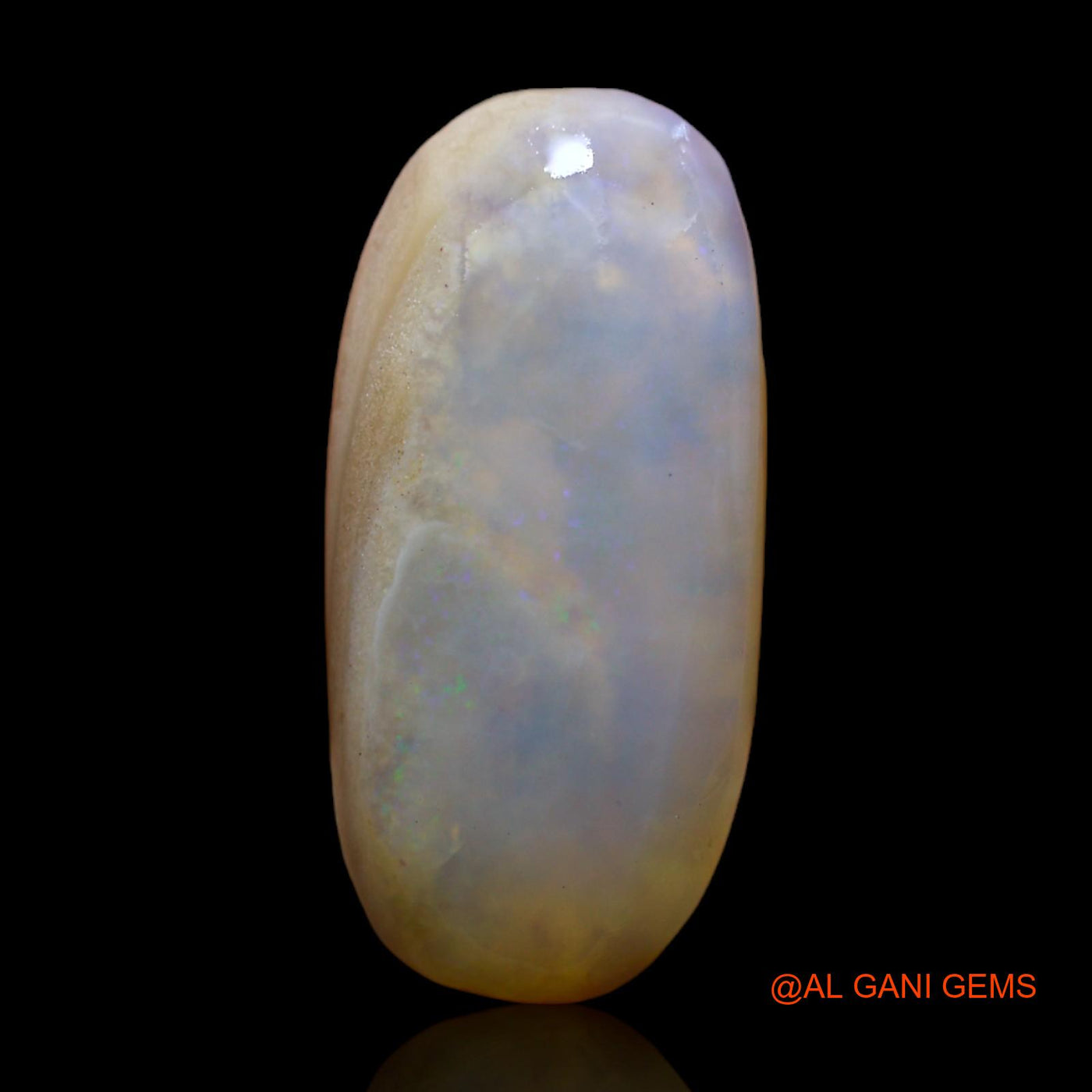 8.00 Cts Natural Australian Fire Opal Loose Gemstone Oval Rough 21x10x5 mm RC-817