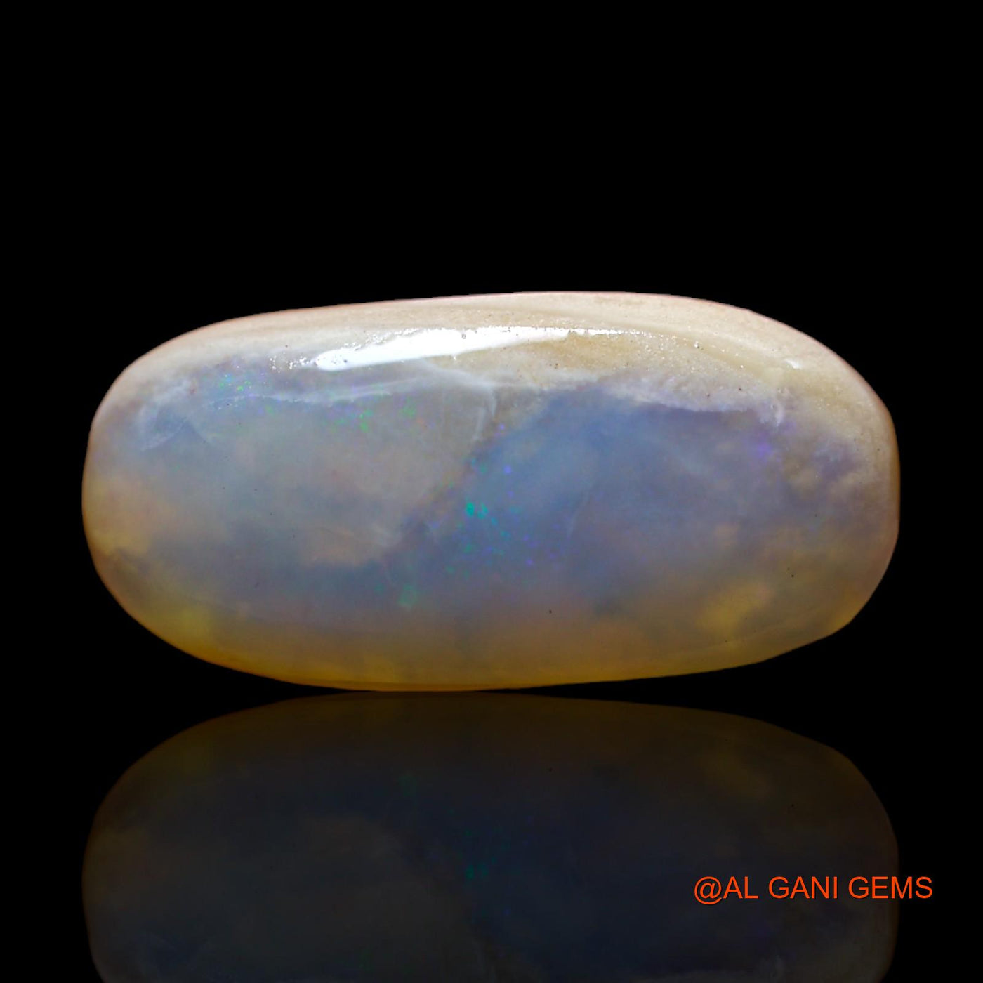 8.00 Cts Natural Australian Fire Opal Loose Gemstone Oval Rough 21x10x5 mm RC-817
