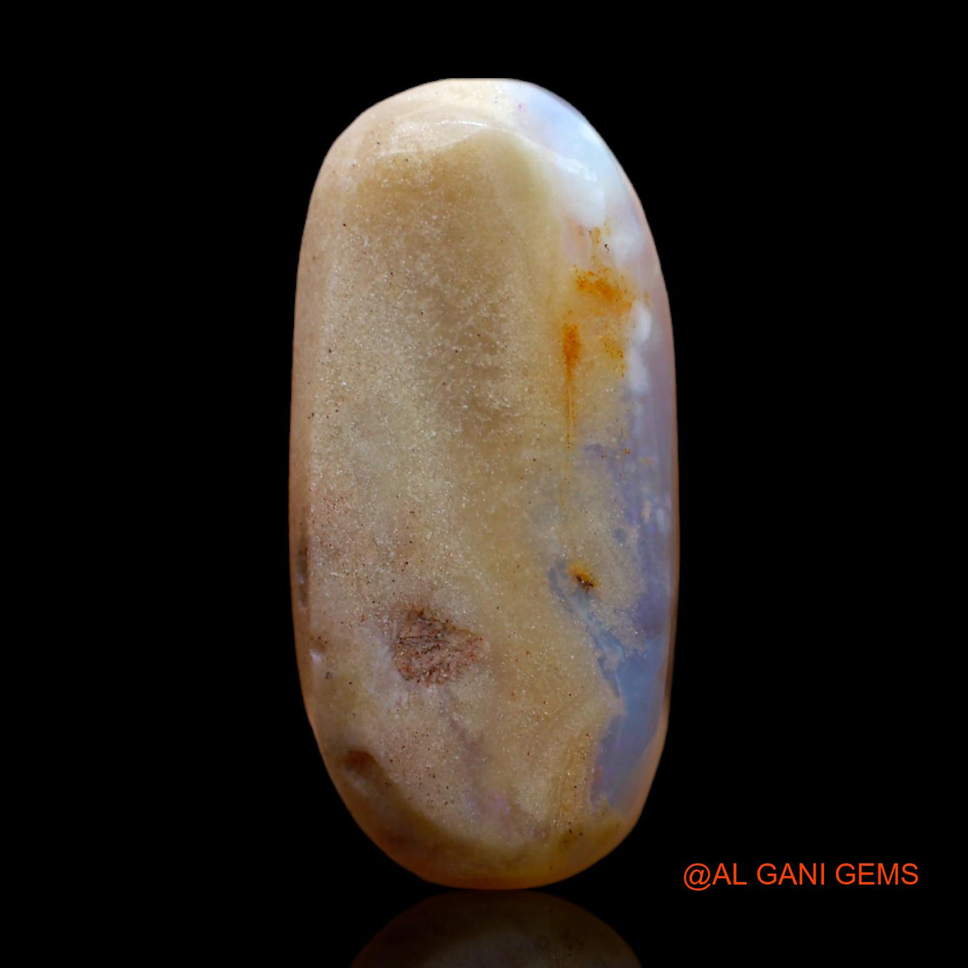 8.00 Cts Natural Australian Fire Opal Loose Gemstone Oval Rough 21x10x5 mm RC-817