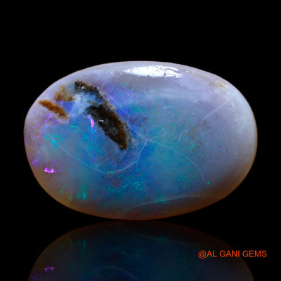 7.00 Cts Natural Australian Fire Opal Loose Gemstone Oval Cabochon 19x13x4 mm RC-818