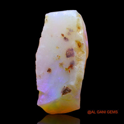 Natural Untreated Fire Opal Loose Gemstone Fancy Rough From Australia 8.00 Cts 20x10x6 mm RC-81