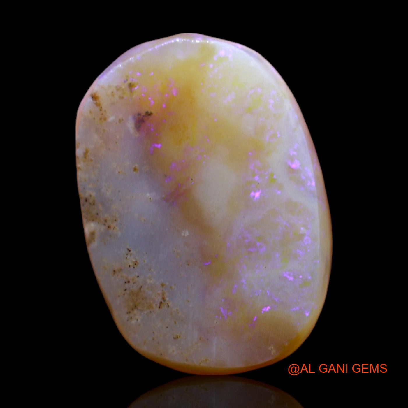 10.00 Cts Natural Australian Fire Opal Oval Rough Loose Gemstone For Jewelry 18x13x6 mm RC-820