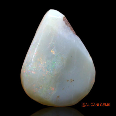Natural Fire Opal Gemstone 8.00 Cts Loose Oval Rough From Australia 19x14x5 mm RC-824