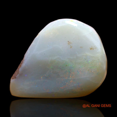 Natural Fire Opal Gemstone 8.00 Cts Loose Oval Rough From Australia 19x14x5 mm RC-824
