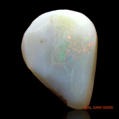 Natural Fire Opal Gemstone 8.00 Cts Loose Oval Rough From Australia 19x14x5 mm RC-824