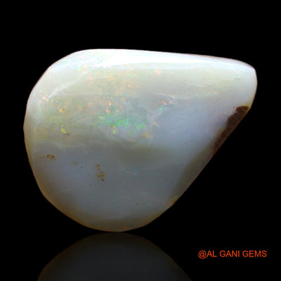 Natural Fire Opal Gemstone 8.00 Cts Loose Oval Rough From Australia 19x14x5 mm RC-824