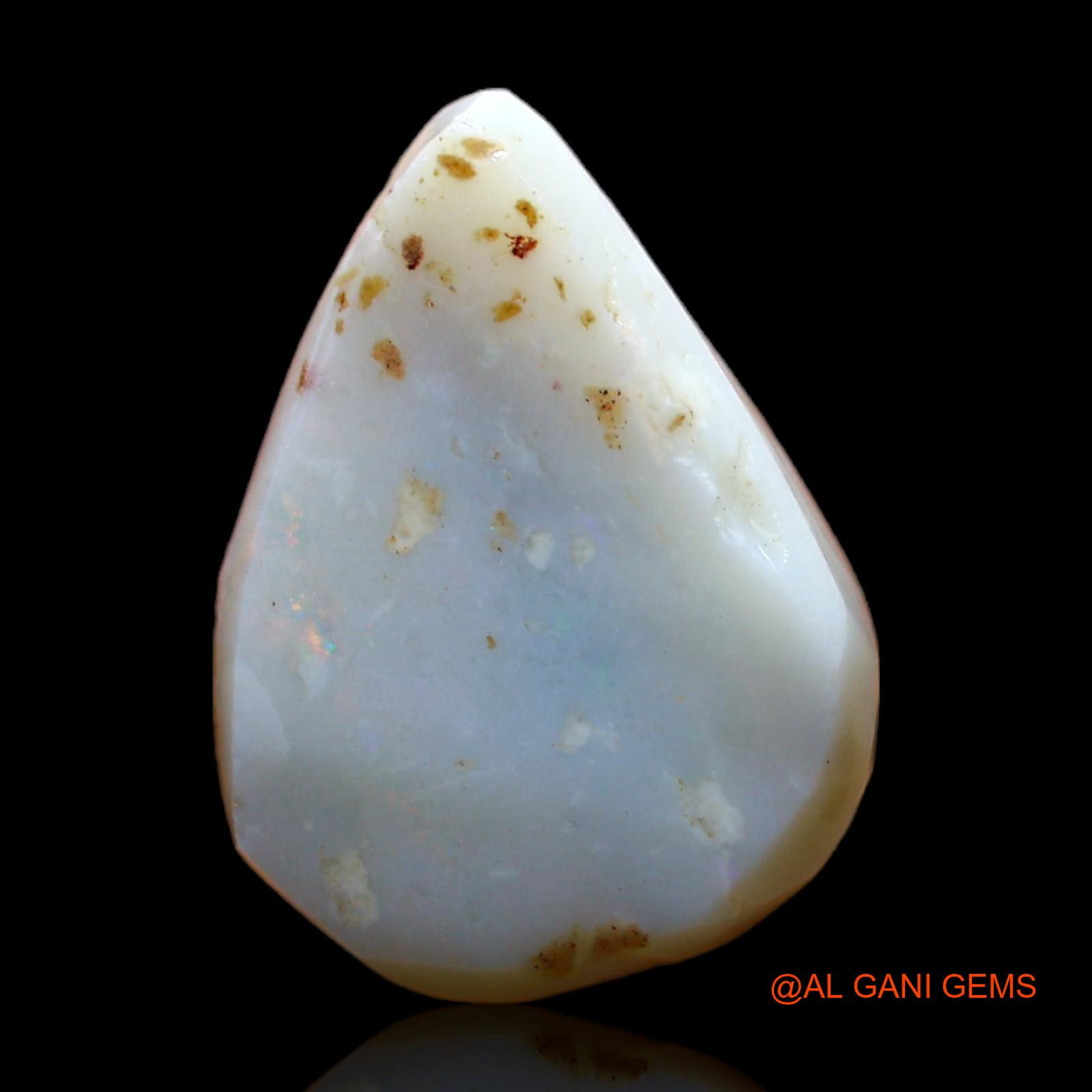 Natural Fire Opal Gemstone 8.00 Cts Loose Oval Rough From Australia 19x14x5 mm RC-824