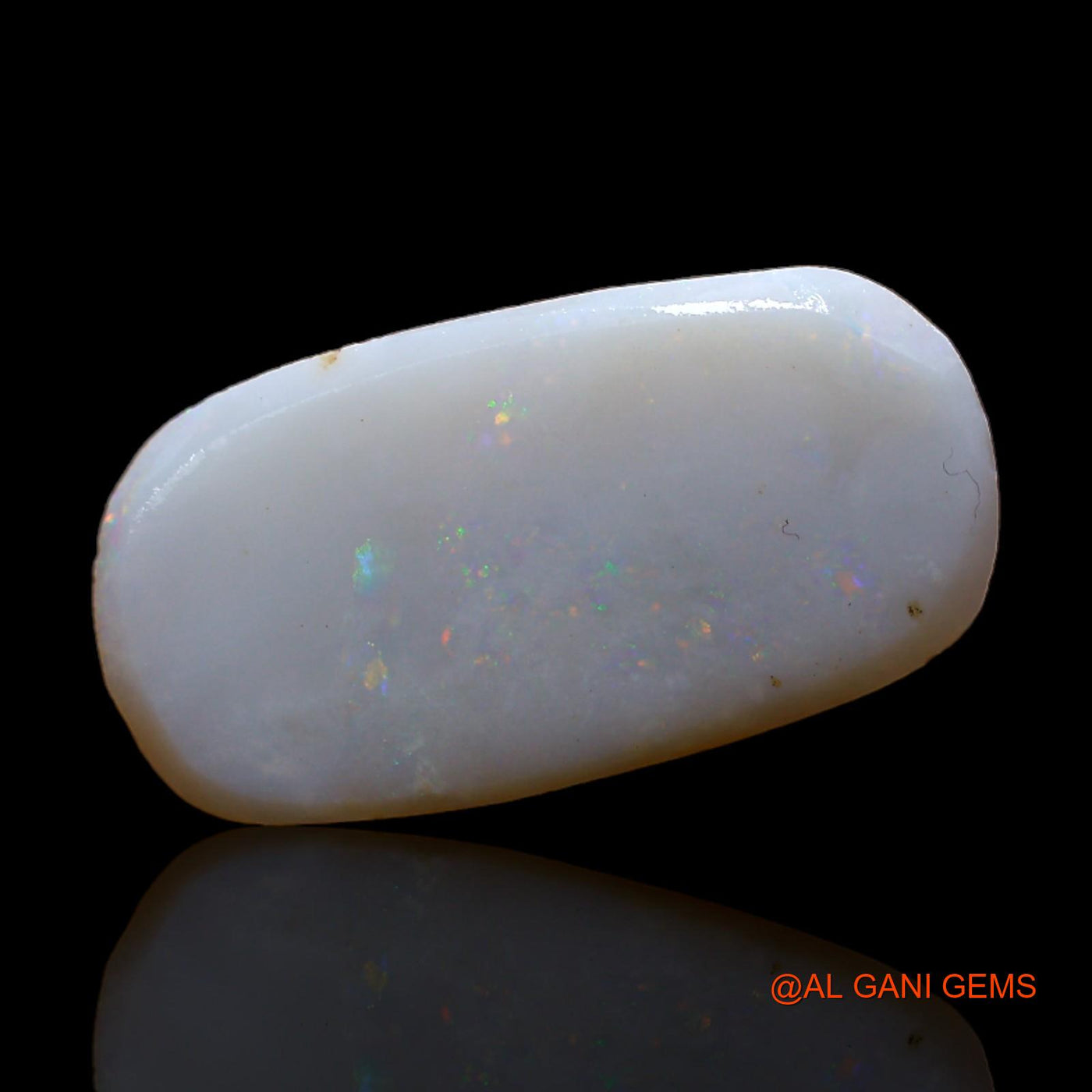 Natural Fire Opal Gemstone 6.00 Cts Loose Oval Rough From Australia 21x11x3 mm RC-827