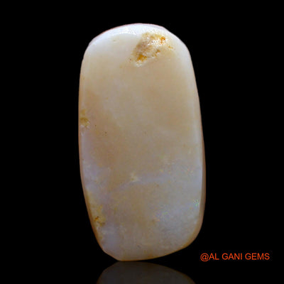 Natural Fire Opal Gemstone 6.00 Cts Loose Oval Rough From Australia 21x11x3 mm RC-827