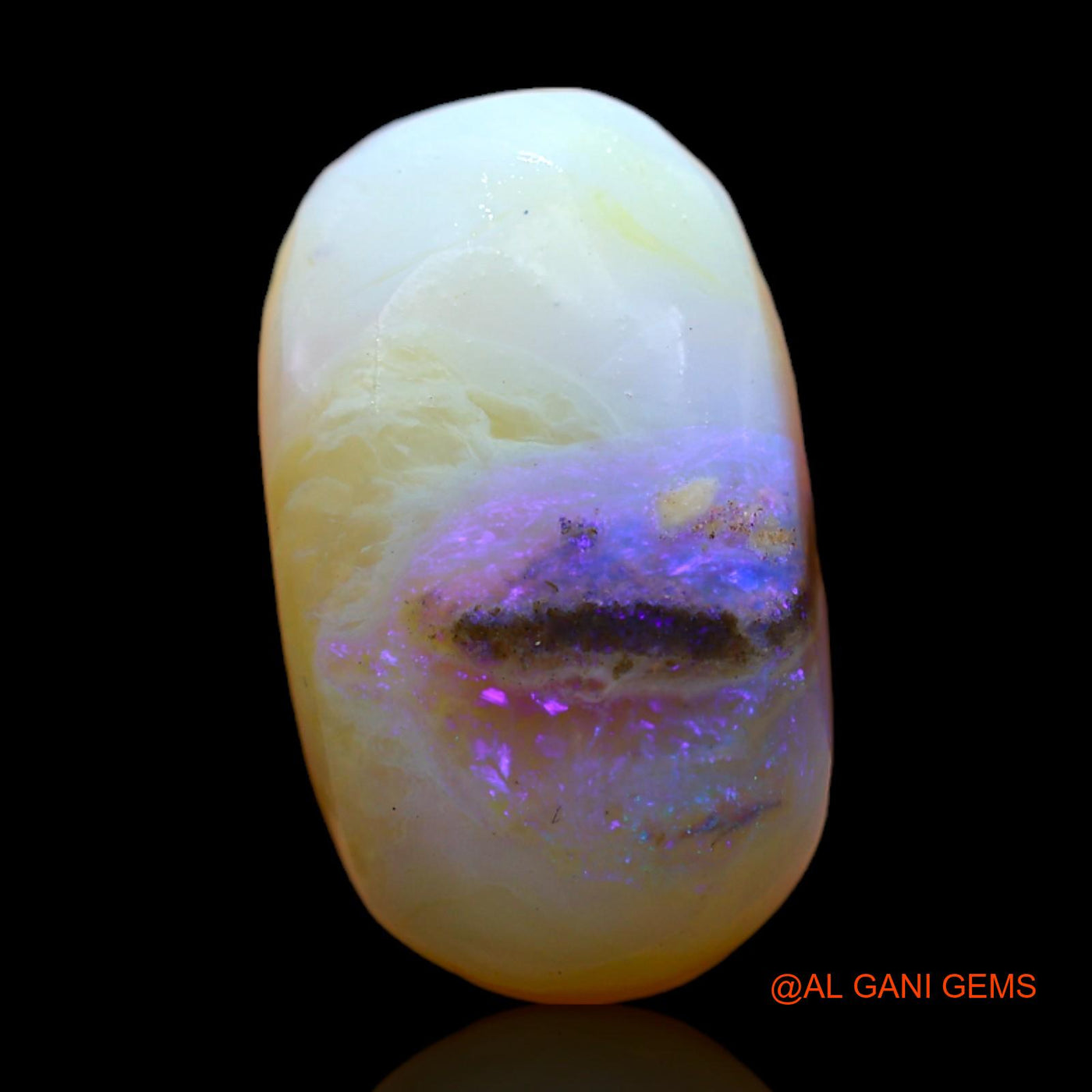 11.00 Cts Unheated Australian Fire Opal Loose Gemstone Oval Rough Natural 19x11x7 mm RC-828
