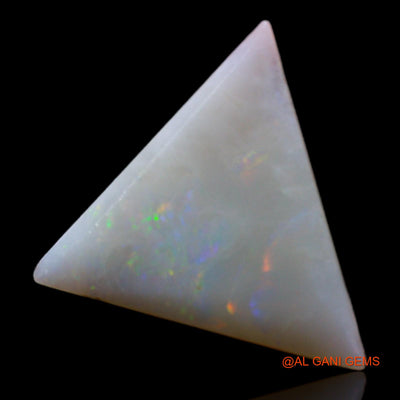 Natural Fire Opal Gemstone 4.00 Cts Loose Trillion Rough From Australia 16x16x3 mm RC-829