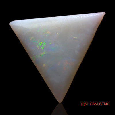 Natural Fire Opal Gemstone 4.00 Cts Loose Trillion Rough From Australia 16x16x3 mm RC-829