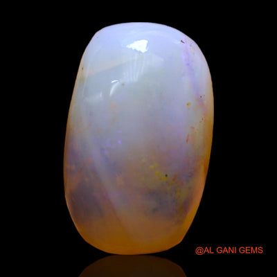 Natural Untreated Fire Opal Loose Gemstone Oval Rough From Australia 11.00 Cts 20x12x7 mm RC-830