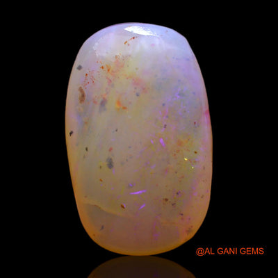 Natural Untreated Fire Opal Loose Gemstone Oval Rough From Australia 11.00 Cts 20x12x7 mm RC-830