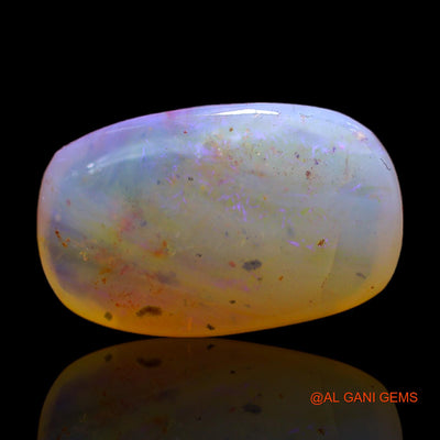 Natural Untreated Fire Opal Loose Gemstone Oval Rough From Australia 11.00 Cts 20x12x7 mm RC-830