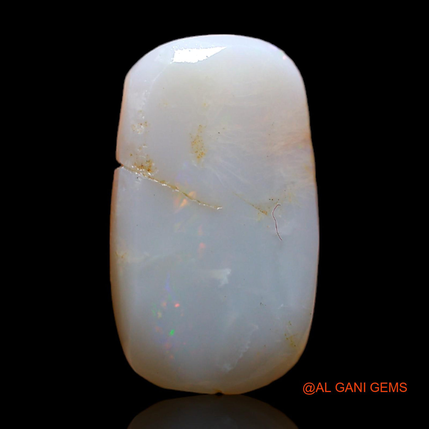 6.00 Cts Natural Australian Fire Opal Loose Gemstone Oval Rough 19x11x4 mm RC-831