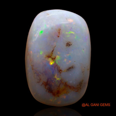 Natural Untreated Fire Opal Loose Gemstone Oval Rough From Australia 8.00 Cts 17x12x5 mm RC-832