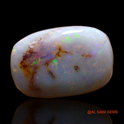 Natural Untreated Fire Opal Loose Gemstone Oval Rough From Australia 8.00 Cts 17x12x5 mm RC-832
