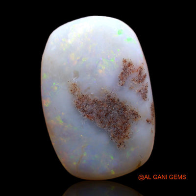 Natural Untreated Fire Opal Loose Gemstone Oval Rough From Australia 8.00 Cts 17x12x5 mm RC-832