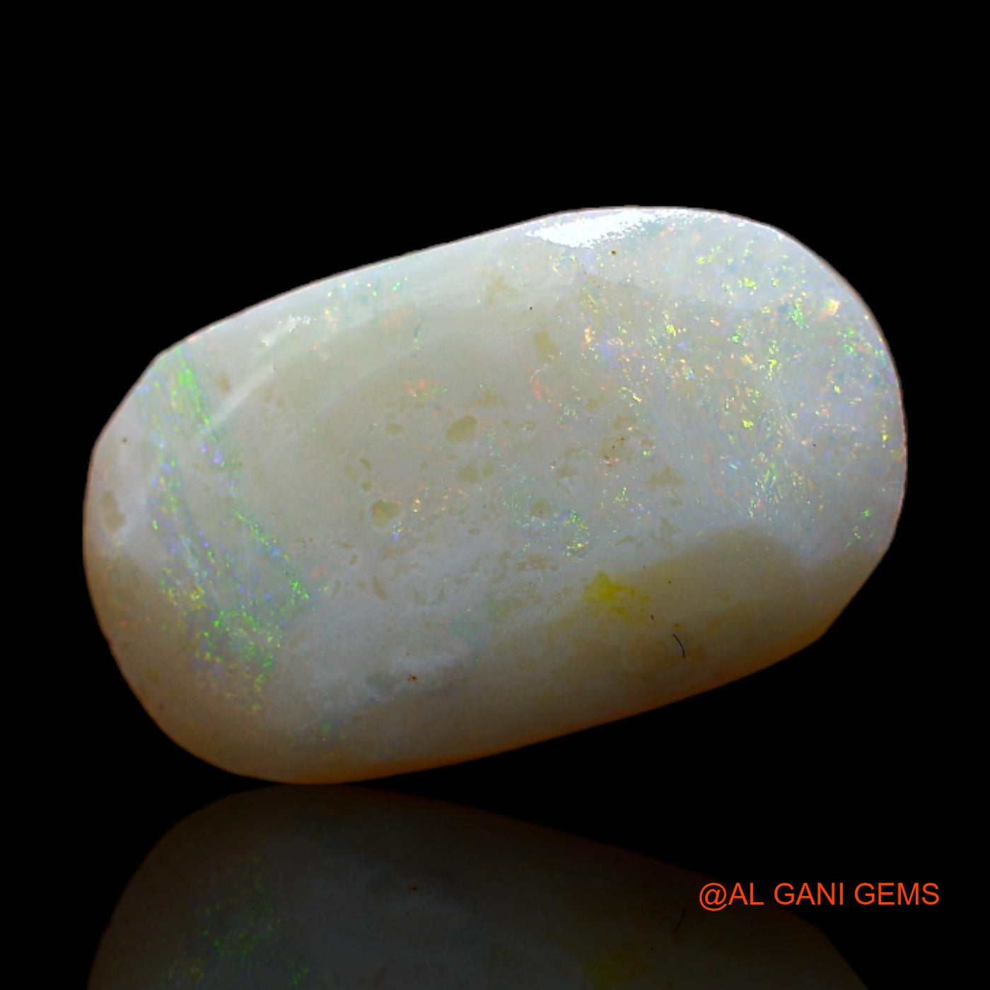 Natural Untreated Fire Opal Loose Gemstone Oval Rough From Australia 4.00 Cts 17x10x2 mm RC-850