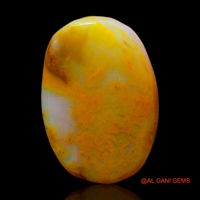 Natural Untreated Fire Opal Loose Gemstone Oval Rough From Australia 6.00 Cts 17x11x4 mm RC-857