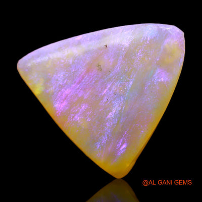 2.00 Cts Unheated Australian Fire Opal Loose Gemstone Trillion Rough Natural 14x13x2 mm RC-859