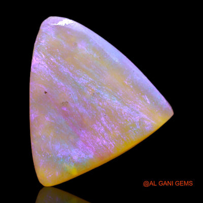 2.00 Cts Unheated Australian Fire Opal Loose Gemstone Trillion Rough Natural 14x13x2 mm RC-859