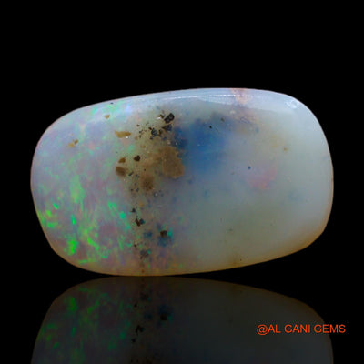 Natural Untreated Fire Opal Loose Gemstone Oval Rough From Australia 4.00 Cts 17x10x3 mm RC-878