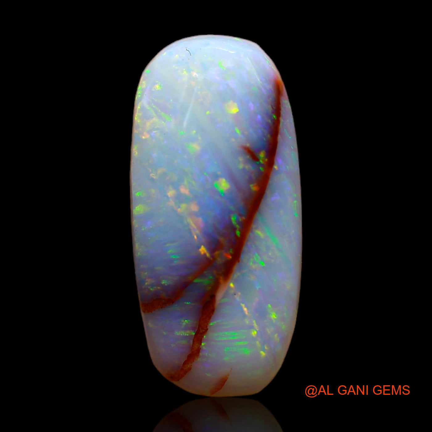 4.00 Cts Unheated Australian Fire Opal Loose Gemstone Oval Rough Natural 17x8x5 mm RC-882