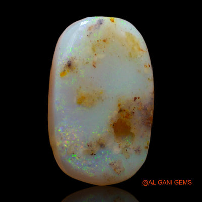 Natural Untreated Fire Opal Loose Gemstone Oval Rough From Australia 5.00 Cts 17x10x3 mm RC-884