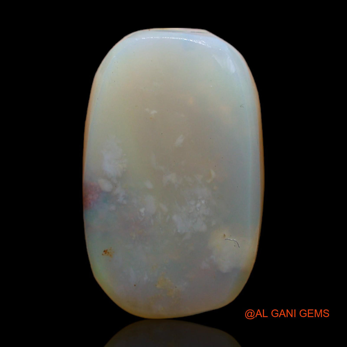 Natural Untreated Fire Opal Loose Gemstone Oval Rough From Australia 5.00 Cts 17x10x3 mm RC-884