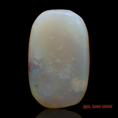 Natural Untreated Fire Opal Loose Gemstone Oval Rough From Australia 5.00 Cts 17x10x3 mm RC-884