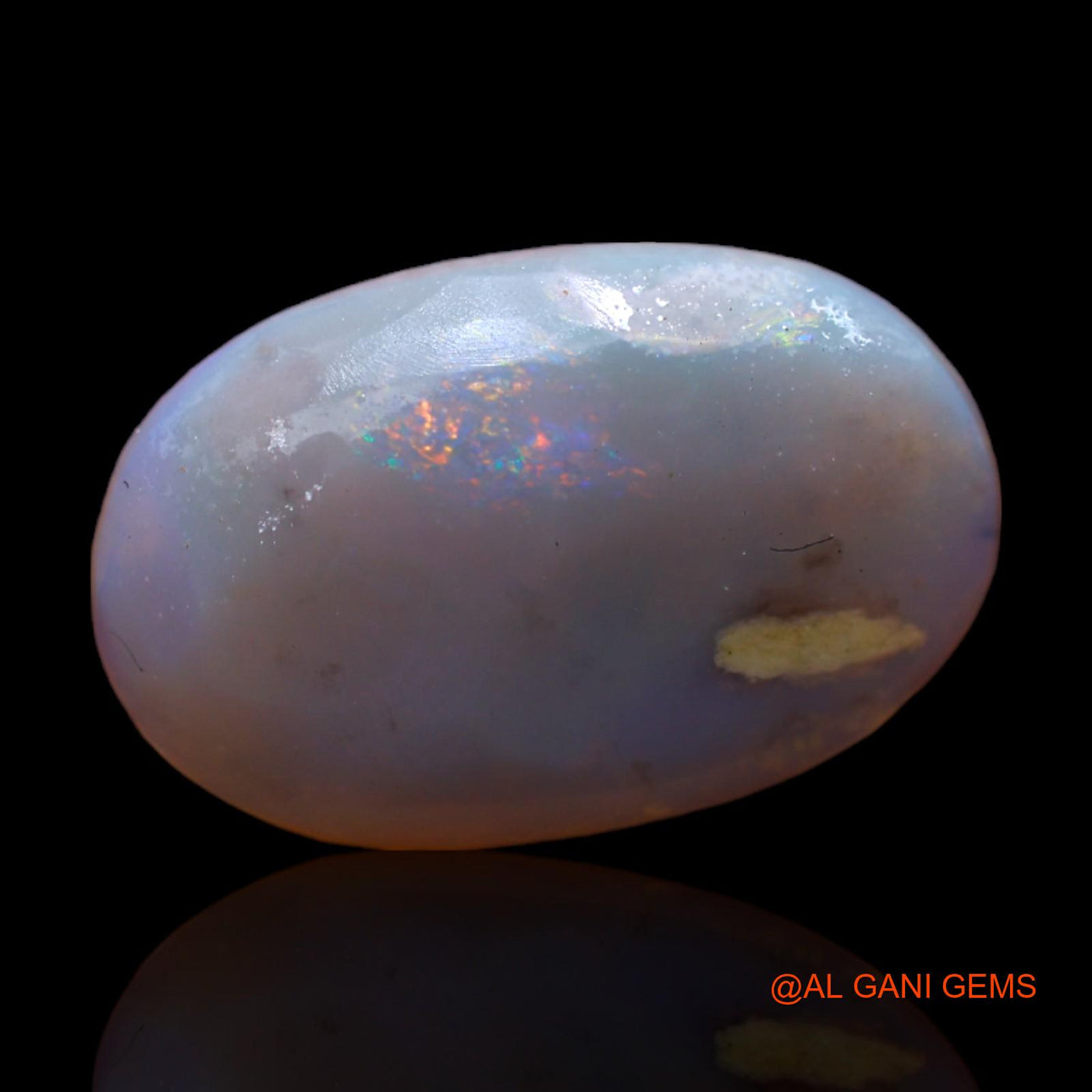 4.00 Cts Natural Australian Fire Opal Loose Gemstone Oval Rough 18x11x3 mm RC-888