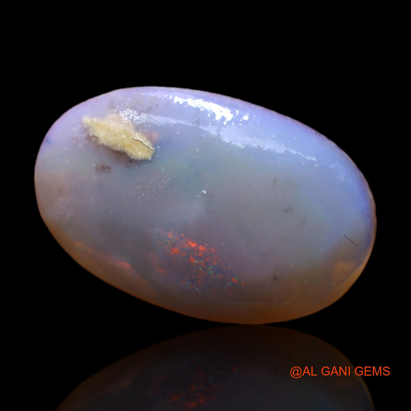 4.00 Cts Natural Australian Fire Opal Loose Gemstone Oval Rough 18x11x3 mm RC-888