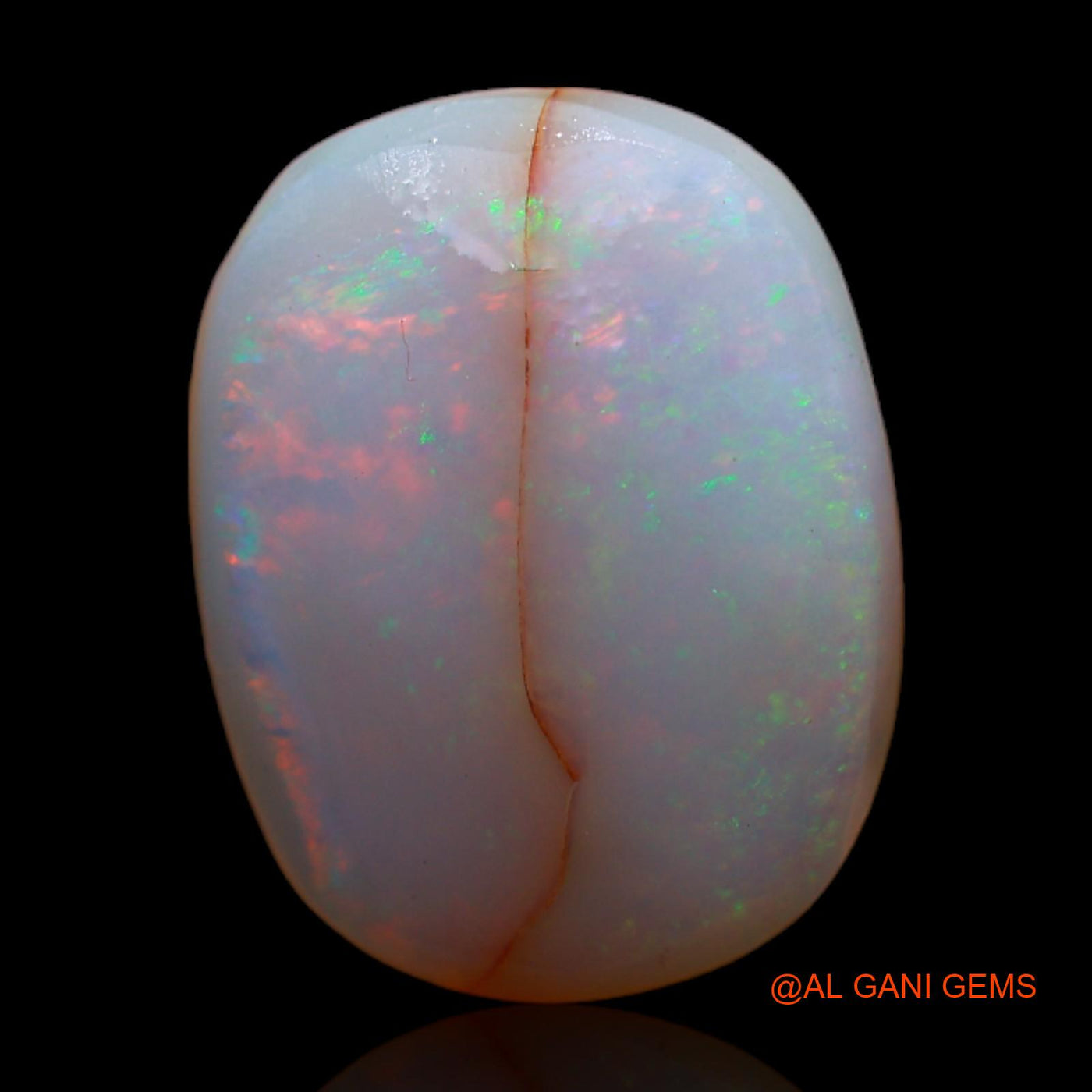 6.00 Cts Unheated Australian Fire Opal Loose Gemstone Oval Rough Natural 17x12x5 mm RC-893