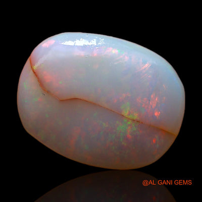 6.00 Cts Unheated Australian Fire Opal Loose Gemstone Oval Rough Natural 17x12x5 mm RC-893