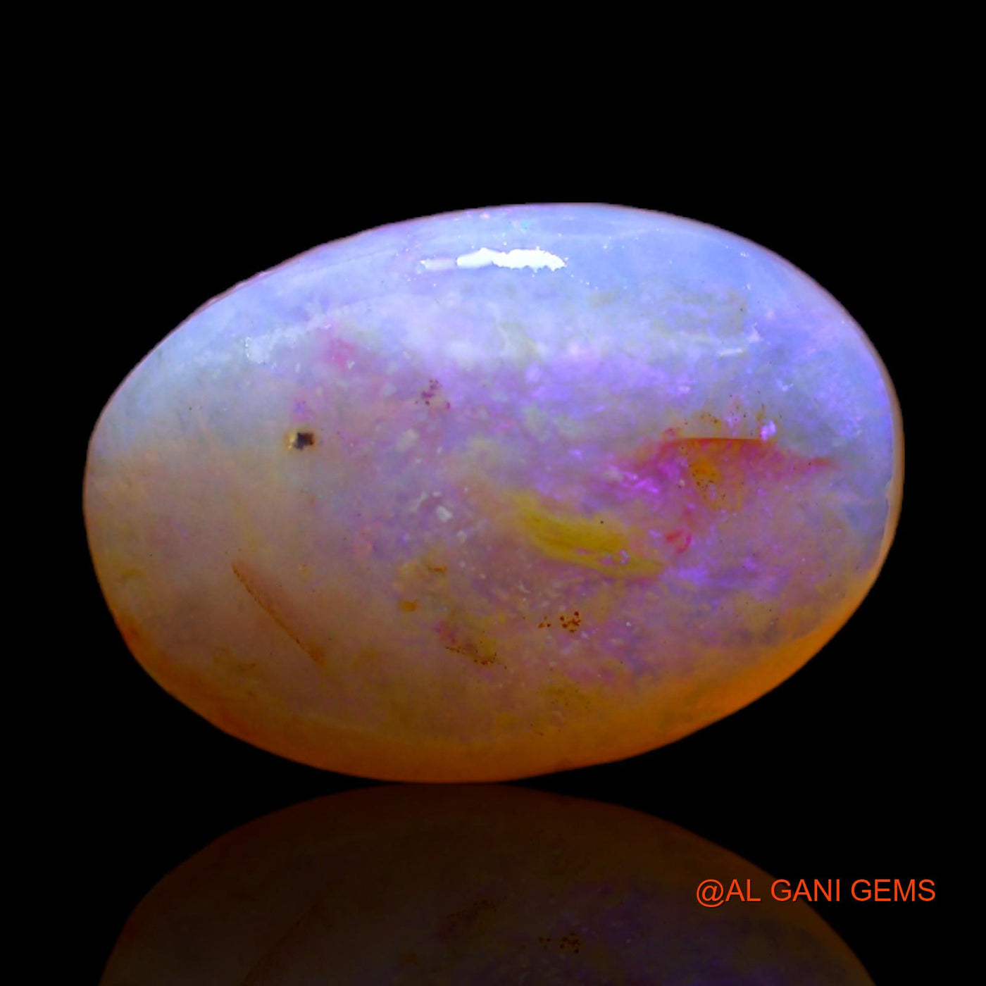 5.00 Cts Unheated Australian Fire Opal Loose Gemstone Oval Rough Natural 16x11x5 mm RC-894