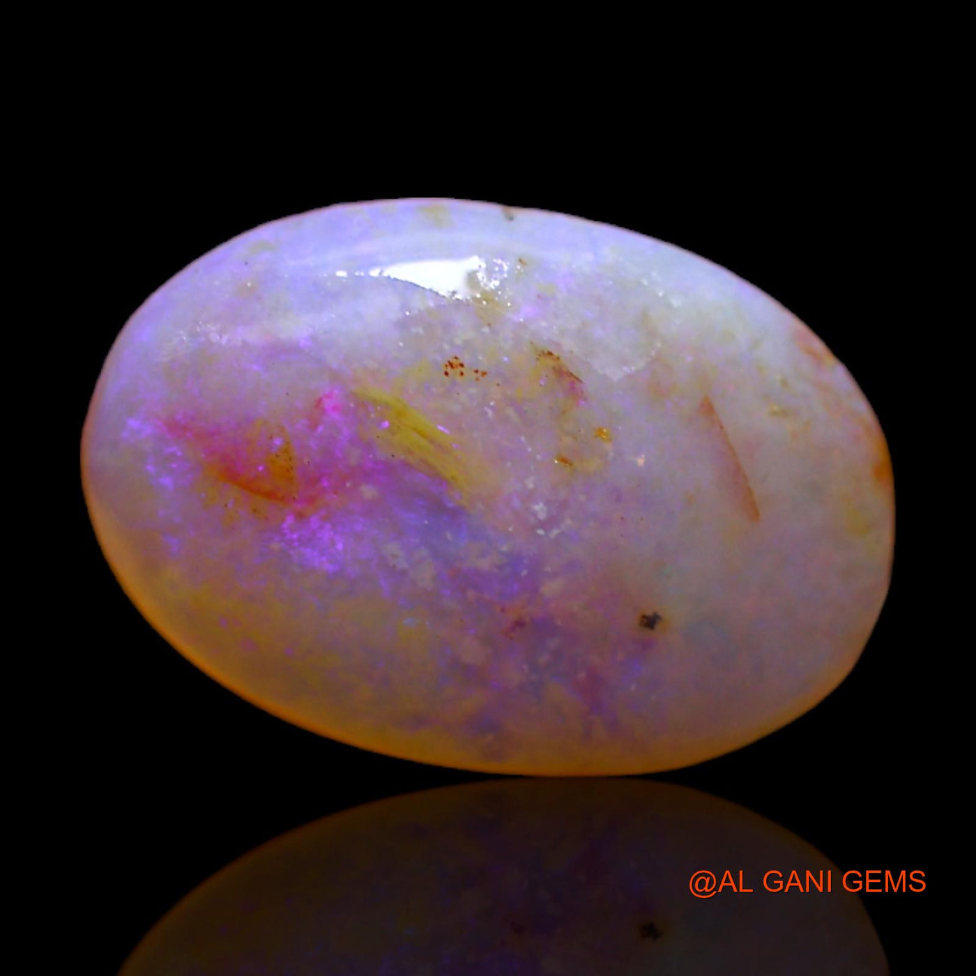5.00 Cts Unheated Australian Fire Opal Loose Gemstone Oval Rough Natural 16x11x5 mm RC-894