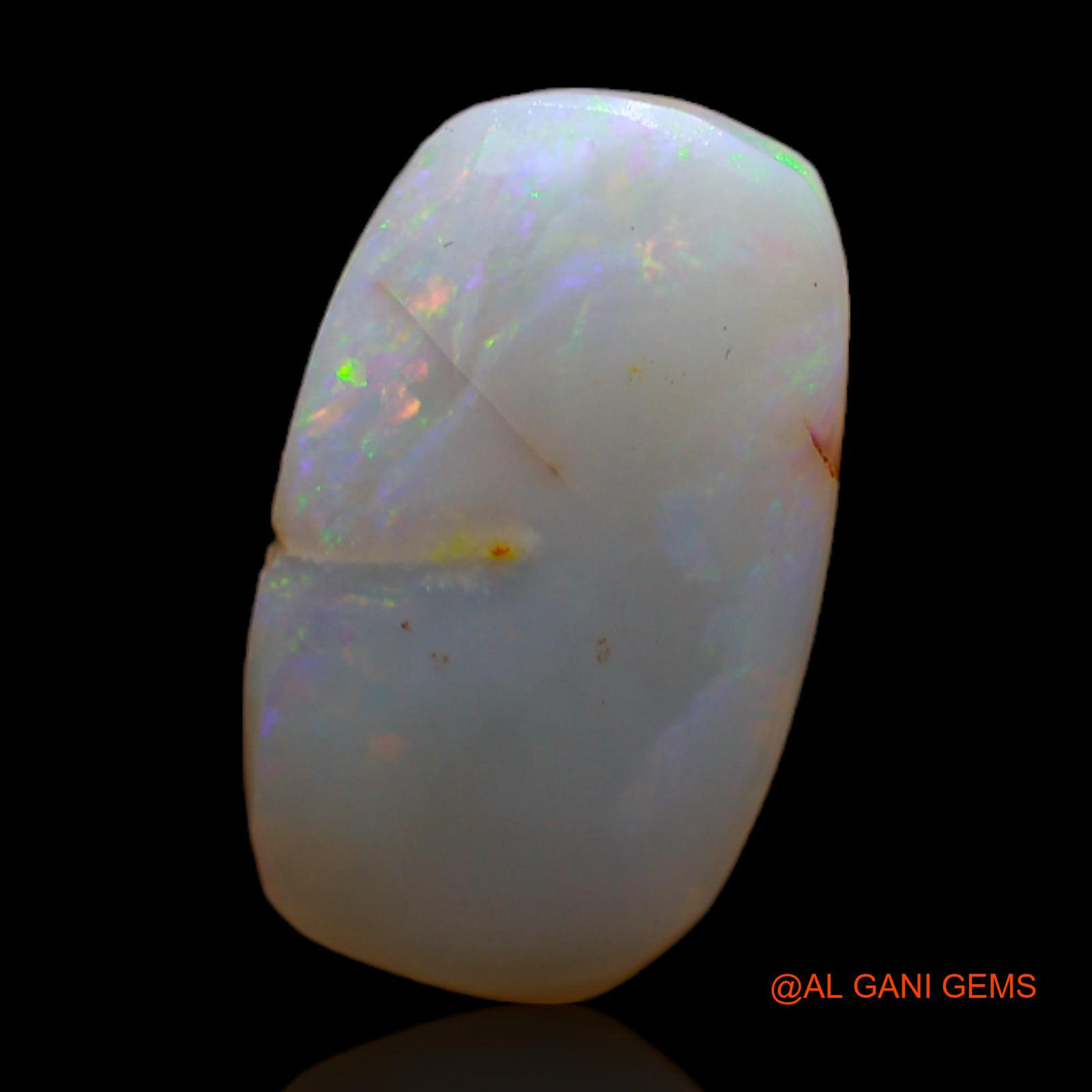 4.00 Cts Natural Australian Fire Opal Loose Gemstone Oval Rough 16x9x4 mm RC-895