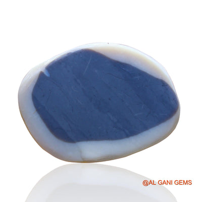 Natural Untreated Black Opal Loose Gemstone Fancy Cabochon From Australia 64.00 Cts 39x29x9 mm RC-8