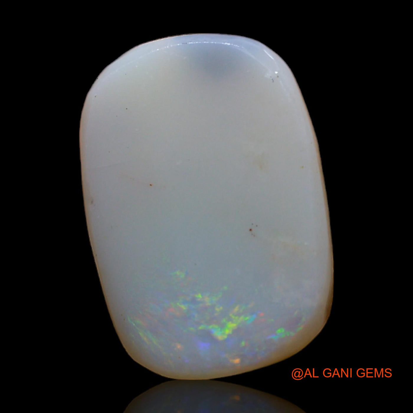 Natural Fire Opal Gemstone 4.00 Cts Loose Oval Rough From Australia 16x11x3 mm RC-908