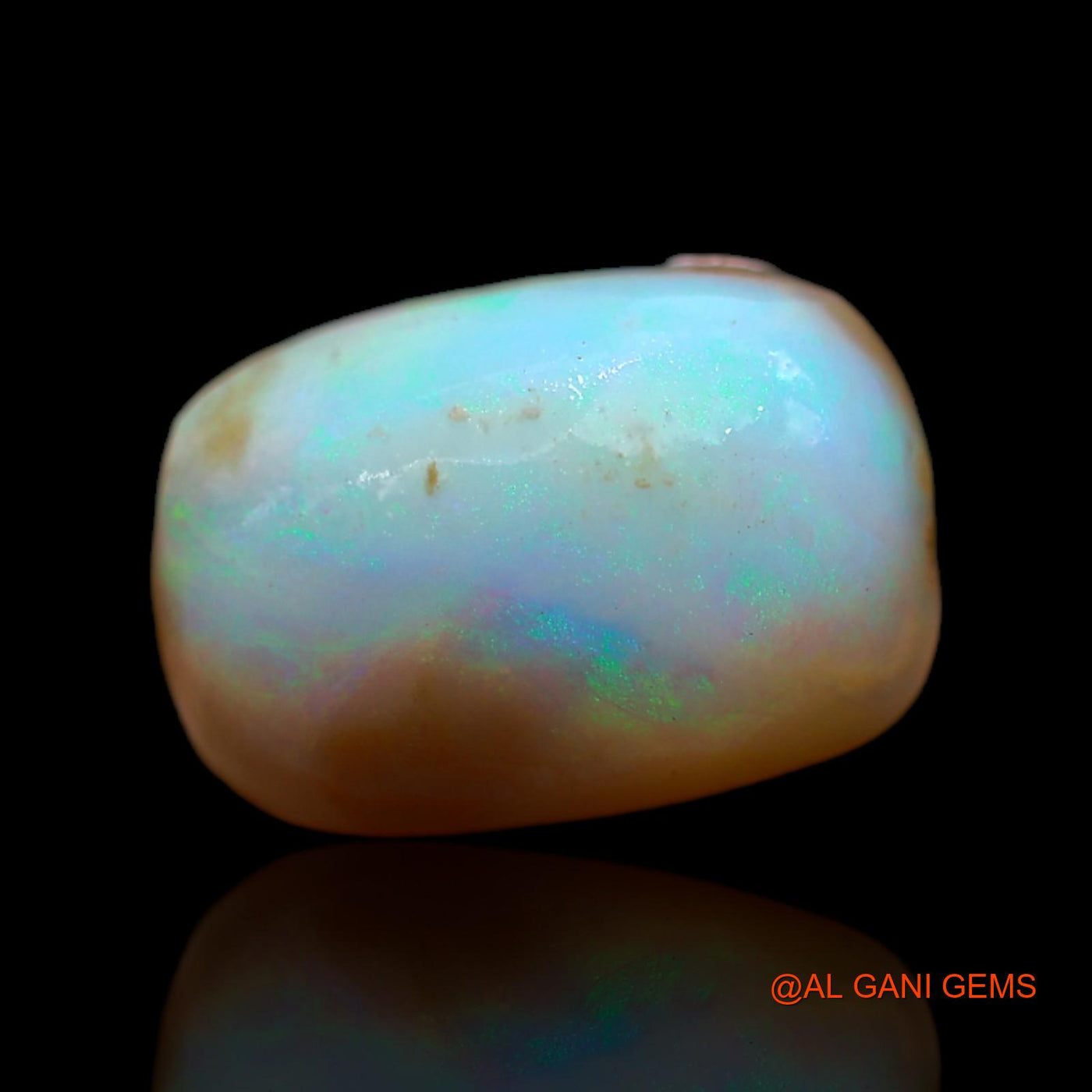 Natural Untreated Fire Opal Loose Gemstone Oval Rough From Australia 6.00 Cts 14x9x6 mm RC-909