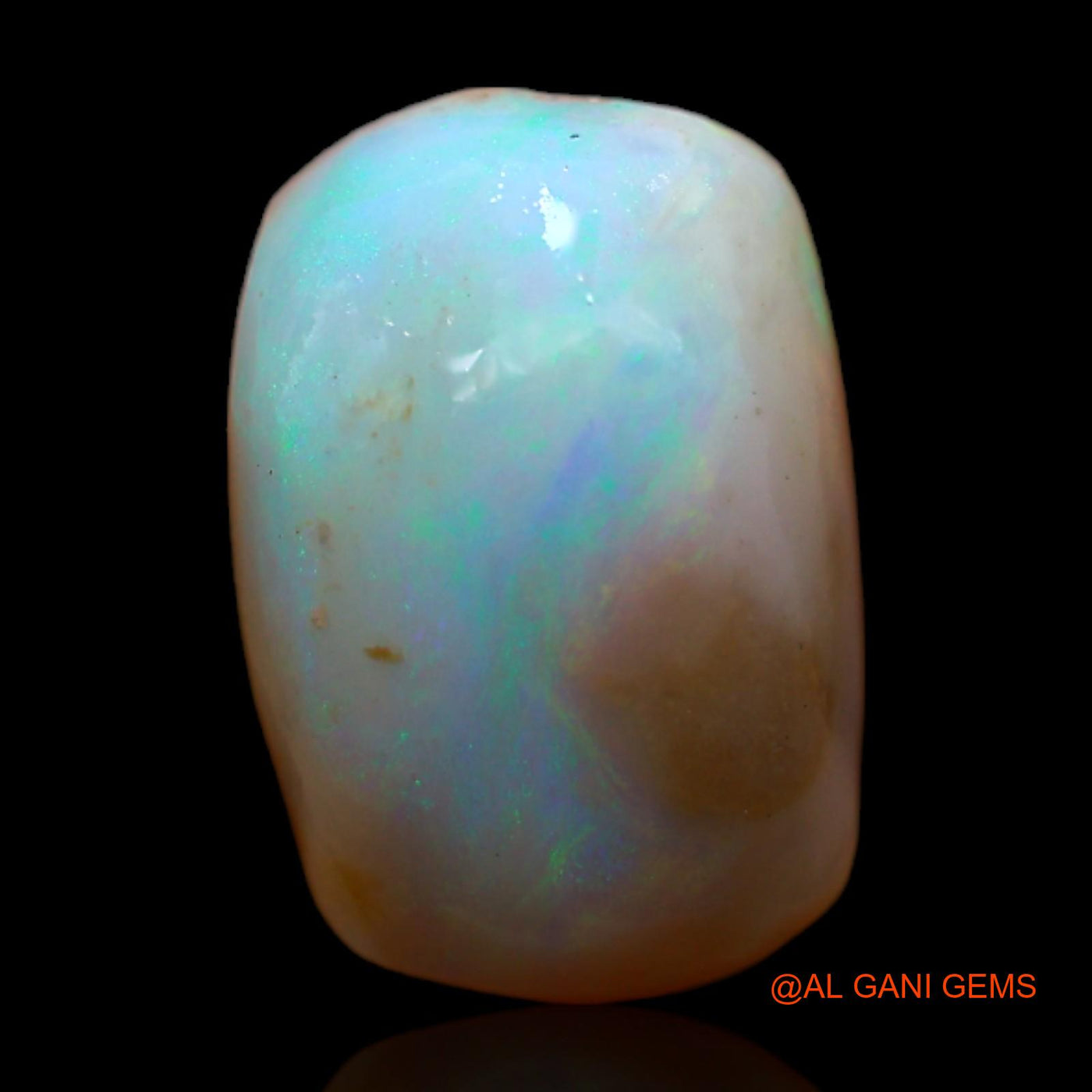 Natural Untreated Fire Opal Loose Gemstone Oval Rough From Australia 6.00 Cts 14x9x6 mm RC-909