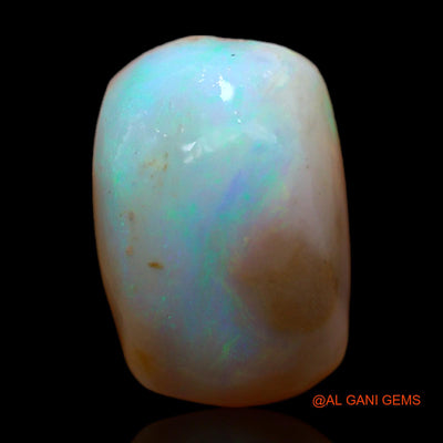 Natural Untreated Fire Opal Loose Gemstone Oval Rough From Australia 6.00 Cts 14x9x6 mm RC-909